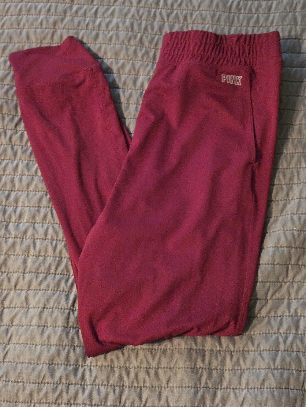 Maroon Jogger Sweatpants From PINK Active Victoria's Secret- Size Large